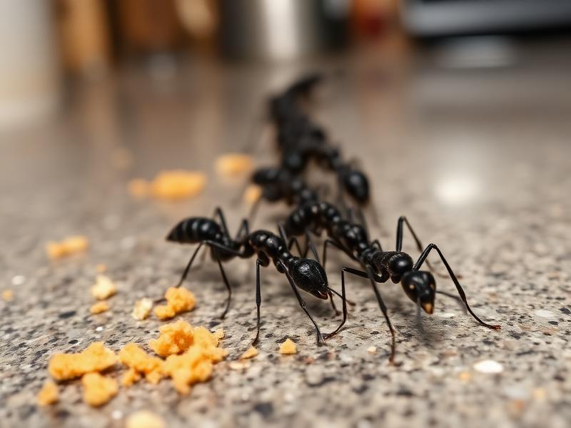 Ants — pest control